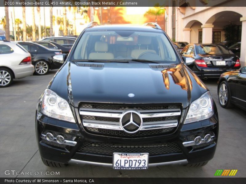 Obsidian Black Metallic / Cashmere 2010 Mercedes-Benz GL 450 4Matic