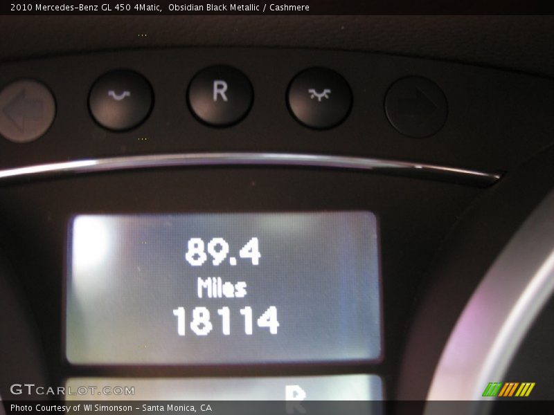 Obsidian Black Metallic / Cashmere 2010 Mercedes-Benz GL 450 4Matic