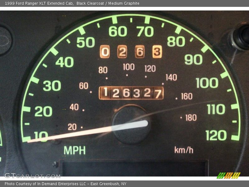 Black Clearcoat / Medium Graphite 1999 Ford Ranger XLT Extended Cab