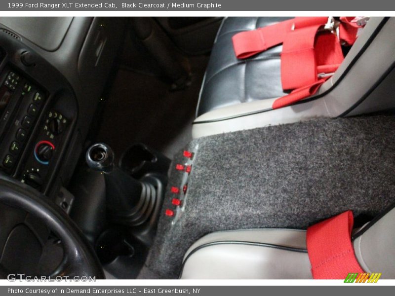 Black Clearcoat / Medium Graphite 1999 Ford Ranger XLT Extended Cab