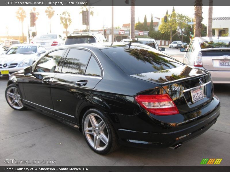 Black / Black 2010 Mercedes-Benz C 300 Sport