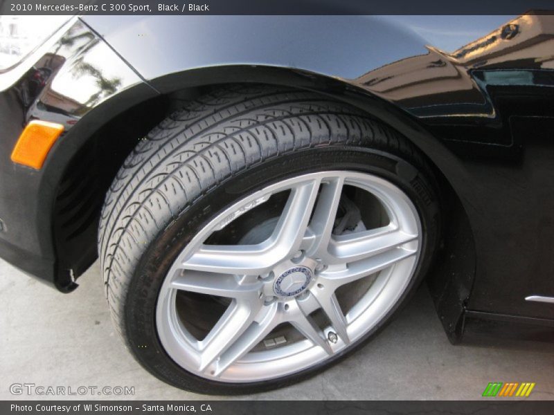 Black / Black 2010 Mercedes-Benz C 300 Sport