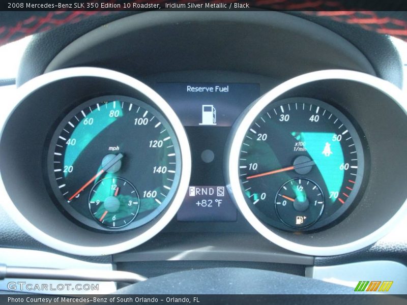 Iridium Silver Metallic / Black 2008 Mercedes-Benz SLK 350 Edition 10 Roadster