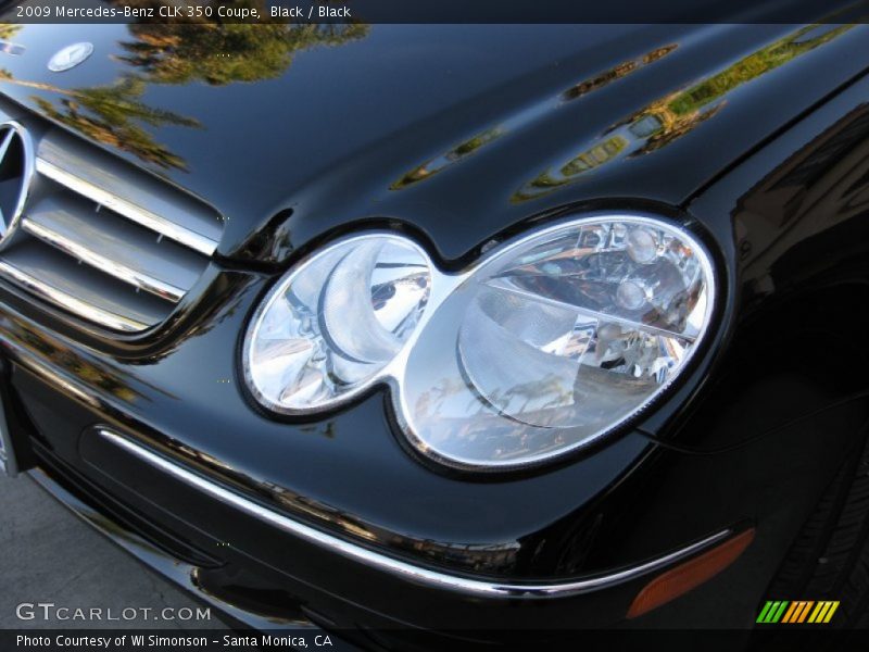 Black / Black 2009 Mercedes-Benz CLK 350 Coupe