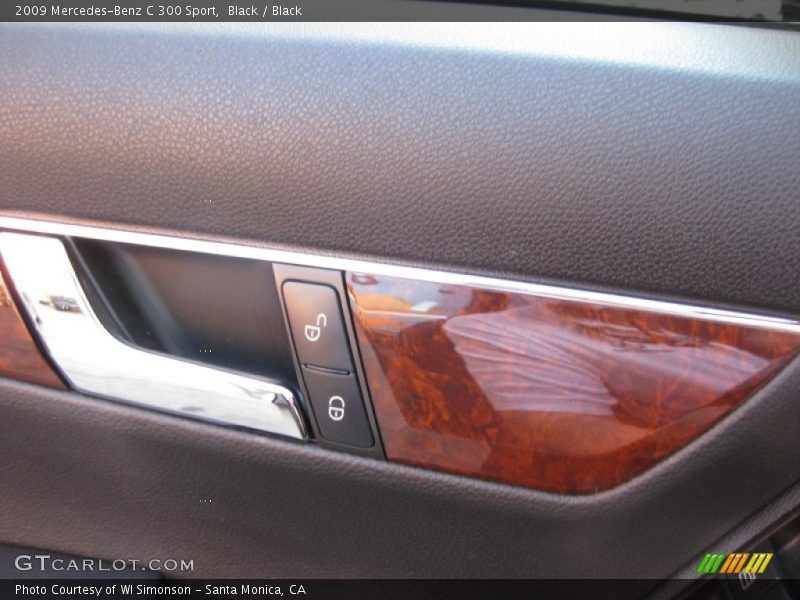 Black / Black 2009 Mercedes-Benz C 300 Sport