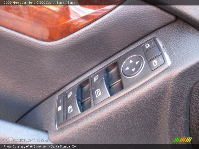 Black / Black 2009 Mercedes-Benz C 300 Sport