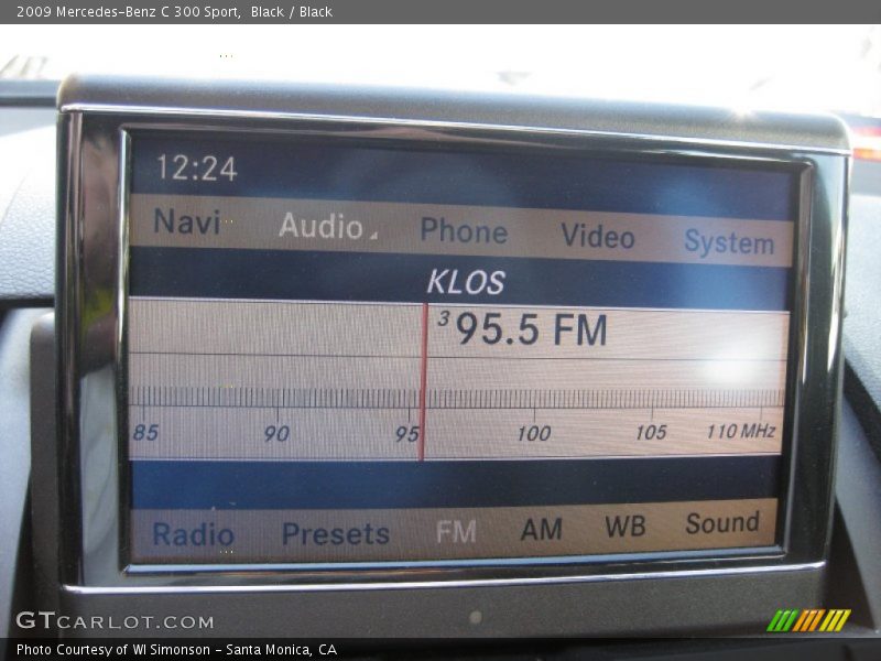 Black / Black 2009 Mercedes-Benz C 300 Sport