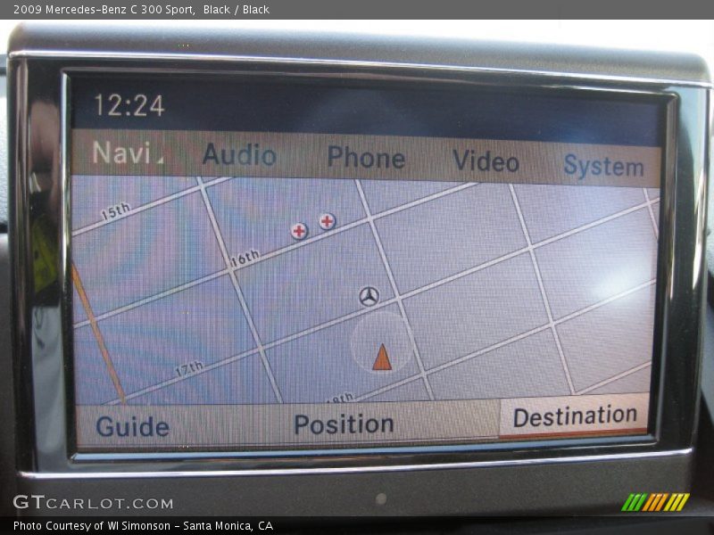 Black / Black 2009 Mercedes-Benz C 300 Sport