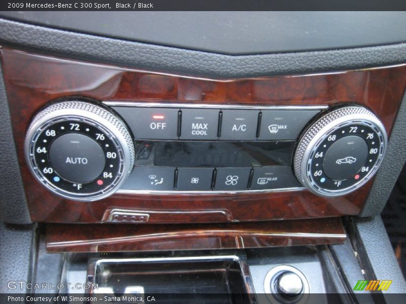 Black / Black 2009 Mercedes-Benz C 300 Sport