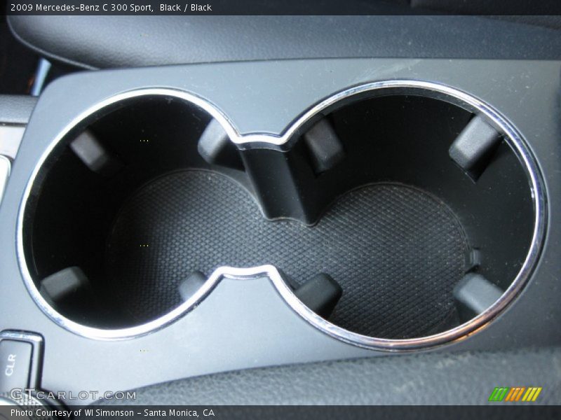 Black / Black 2009 Mercedes-Benz C 300 Sport