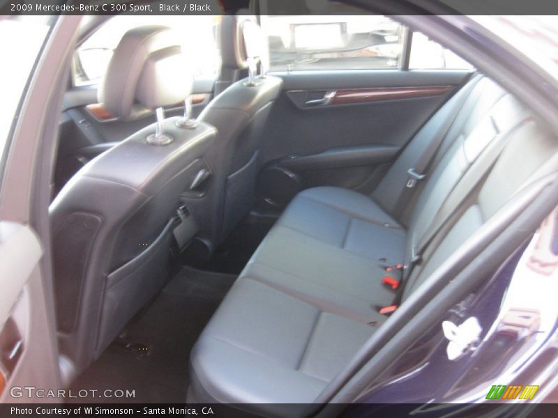 Black / Black 2009 Mercedes-Benz C 300 Sport