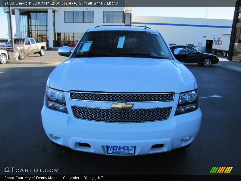 Summit White / Ebony 2008 Chevrolet Suburban 1500 LTZ 4x4