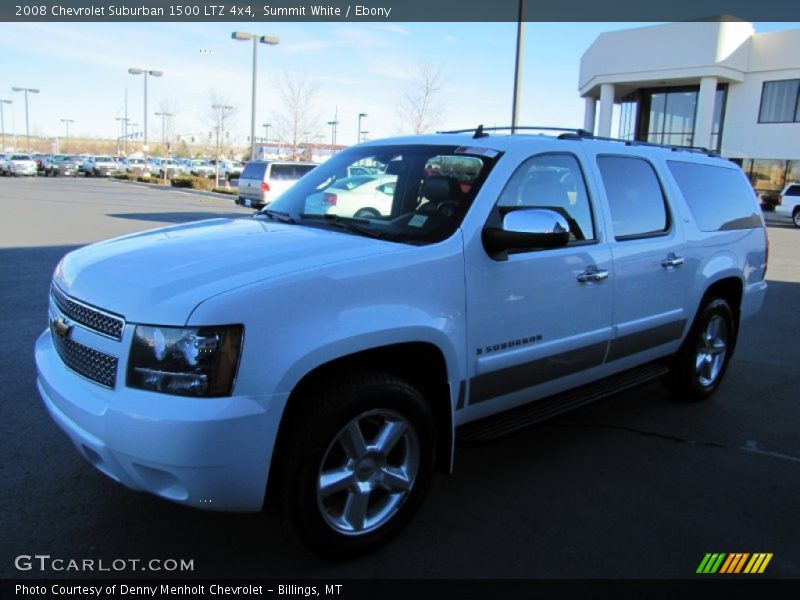 Summit White / Ebony 2008 Chevrolet Suburban 1500 LTZ 4x4