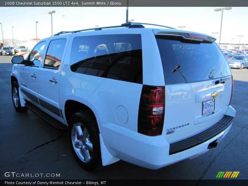 Summit White / Ebony 2008 Chevrolet Suburban 1500 LTZ 4x4