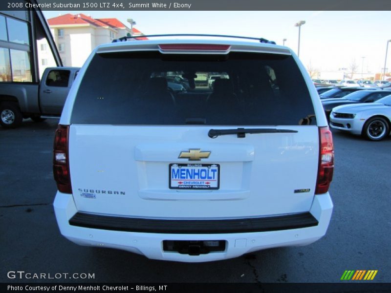 Summit White / Ebony 2008 Chevrolet Suburban 1500 LTZ 4x4