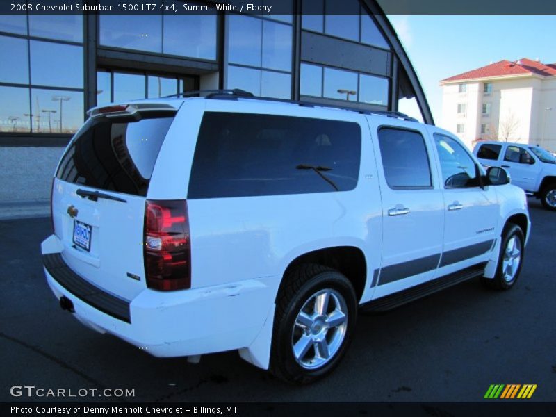 Summit White / Ebony 2008 Chevrolet Suburban 1500 LTZ 4x4