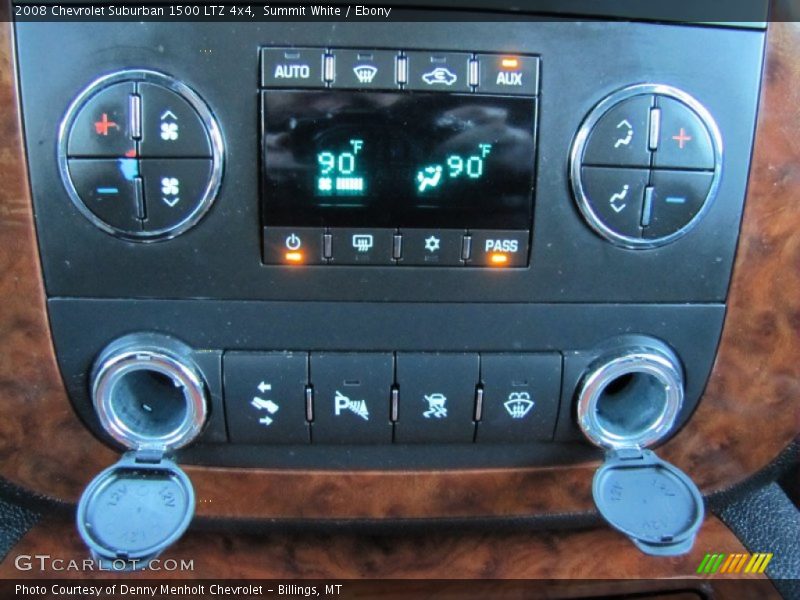 Summit White / Ebony 2008 Chevrolet Suburban 1500 LTZ 4x4