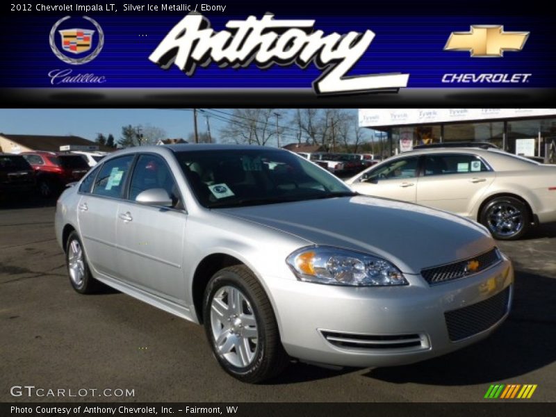 Silver Ice Metallic / Ebony 2012 Chevrolet Impala LT