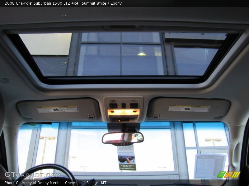 Summit White / Ebony 2008 Chevrolet Suburban 1500 LTZ 4x4