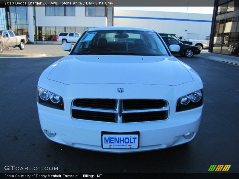 Stone White / Dark Slate Gray 2010 Dodge Charger SXT AWD