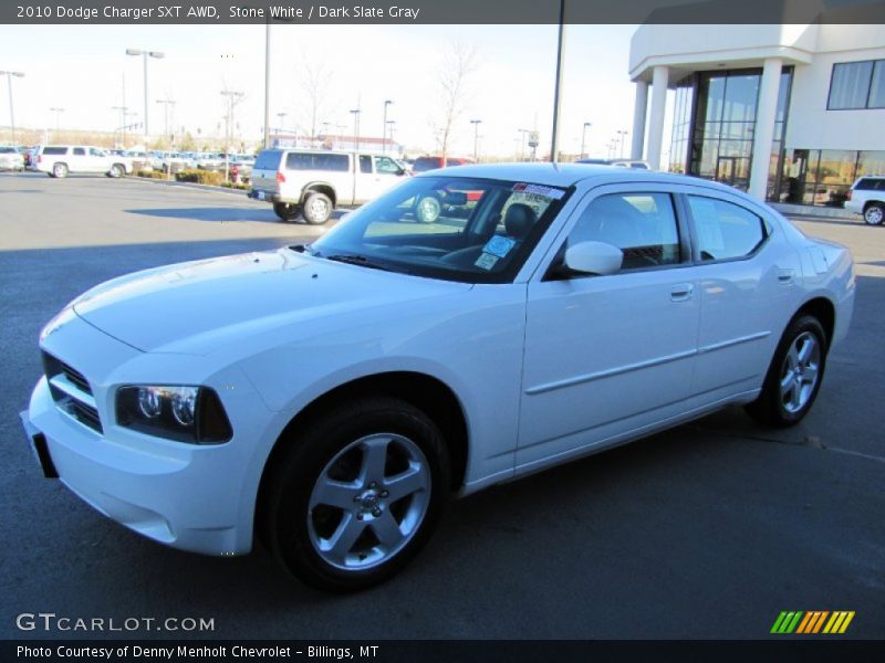 Stone White / Dark Slate Gray 2010 Dodge Charger SXT AWD