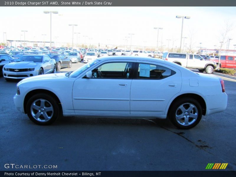Stone White / Dark Slate Gray 2010 Dodge Charger SXT AWD