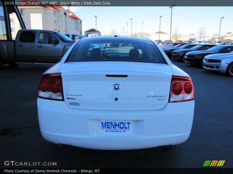 Stone White / Dark Slate Gray 2010 Dodge Charger SXT AWD