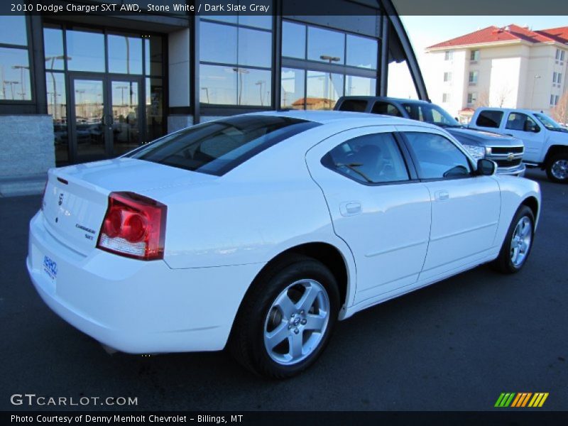 Stone White / Dark Slate Gray 2010 Dodge Charger SXT AWD