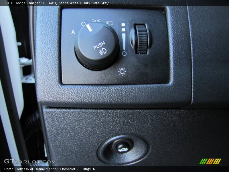 Stone White / Dark Slate Gray 2010 Dodge Charger SXT AWD
