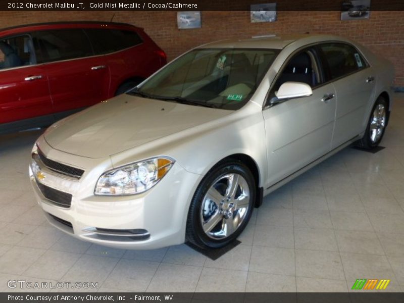 Gold Mist Metallic / Cocoa/Cashmere 2012 Chevrolet Malibu LT