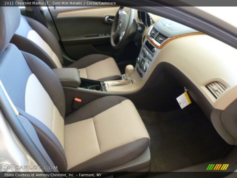 Gold Mist Metallic / Cocoa/Cashmere 2012 Chevrolet Malibu LT