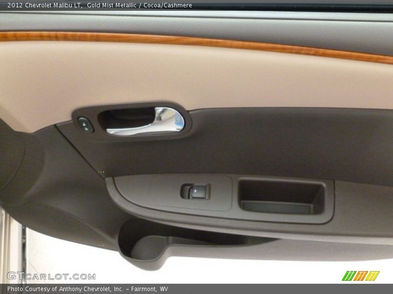 Gold Mist Metallic / Cocoa/Cashmere 2012 Chevrolet Malibu LT