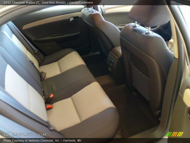 Gold Mist Metallic / Cocoa/Cashmere 2012 Chevrolet Malibu LT