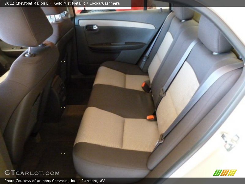 Gold Mist Metallic / Cocoa/Cashmere 2012 Chevrolet Malibu LT