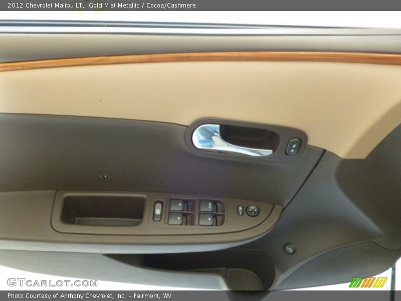 Gold Mist Metallic / Cocoa/Cashmere 2012 Chevrolet Malibu LT