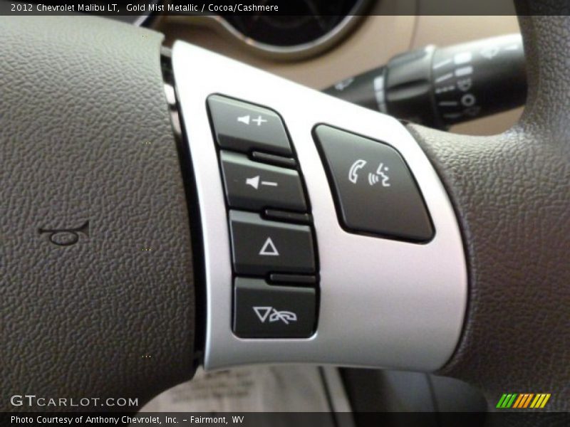 Gold Mist Metallic / Cocoa/Cashmere 2012 Chevrolet Malibu LT