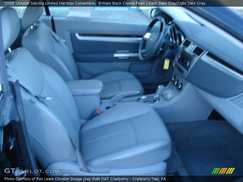 Brilliant Black Crystal Pearl / Dark Slate Gray/Light Slate Gray 2008 Chrysler Sebring Limited Hardtop Convertible