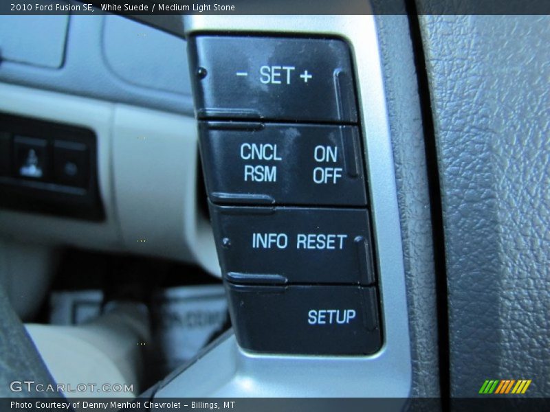 White Suede / Medium Light Stone 2010 Ford Fusion SE