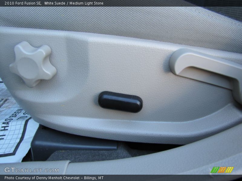 White Suede / Medium Light Stone 2010 Ford Fusion SE