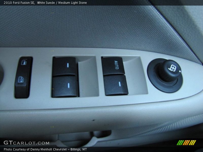 White Suede / Medium Light Stone 2010 Ford Fusion SE