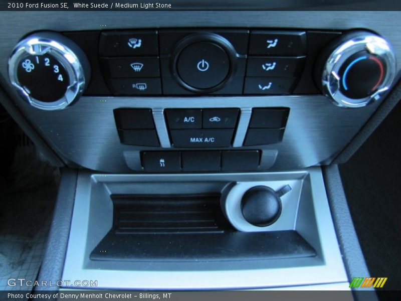 White Suede / Medium Light Stone 2010 Ford Fusion SE