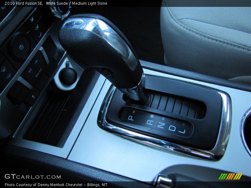 White Suede / Medium Light Stone 2010 Ford Fusion SE