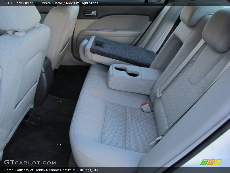 White Suede / Medium Light Stone 2010 Ford Fusion SE