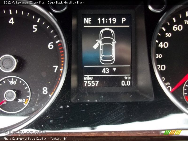 Deep Black Metallic / Black 2012 Volkswagen CC Lux Plus