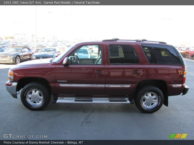 Garnet Red Metallic / Neutral Tan/Shale 2001 GMC Yukon SLT 4x4