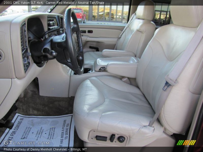 Garnet Red Metallic / Neutral Tan/Shale 2001 GMC Yukon SLT 4x4
