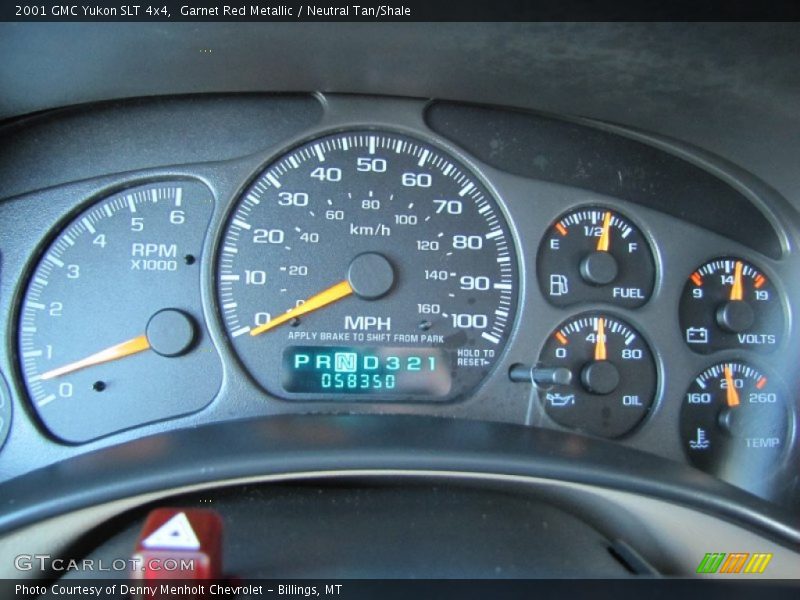 Garnet Red Metallic / Neutral Tan/Shale 2001 GMC Yukon SLT 4x4
