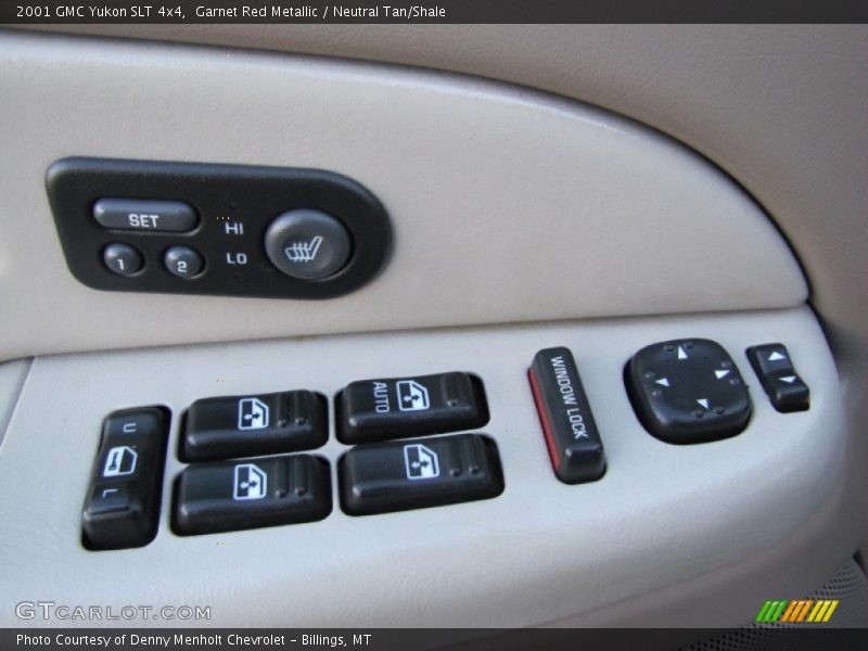 Garnet Red Metallic / Neutral Tan/Shale 2001 GMC Yukon SLT 4x4