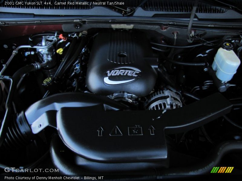 Garnet Red Metallic / Neutral Tan/Shale 2001 GMC Yukon SLT 4x4