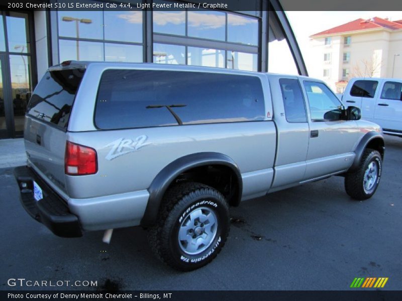 Light Pewter Metallic / Graphite 2003 Chevrolet S10 LS Extended Cab 4x4